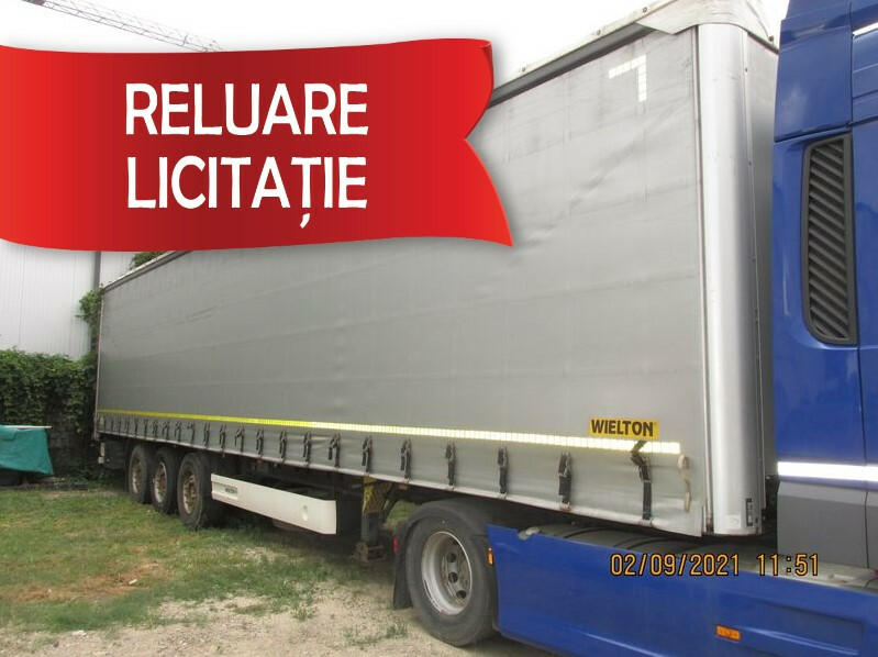 Semiremorca Marca WIELTON, an fabricaţie 2016